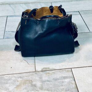Guaranteed Authentic Coach Rogue Black Pebbled Leather Tote Bag